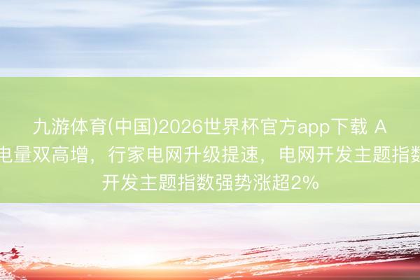 九游体育(中国)2026世界杯官方app下载 AIDC装机与用电量双高增，行家电网升级提速，电网开发主题指数强势涨超2%