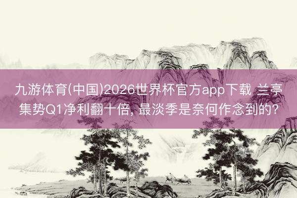 九游体育(中国)2026世界杯官方app下载 兰亭集势Q1净利翻十倍， 最淡季是奈何作念到的?