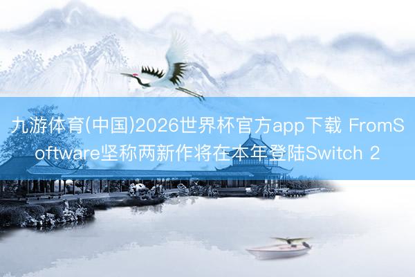 九游体育(中国)2026世界杯官方app下载 FromSoftware坚称两新作将在本年登陆Switch 2