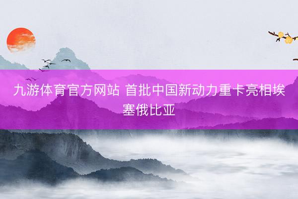 九游体育官方网站 首批中国新动力重卡亮相埃塞俄比亚